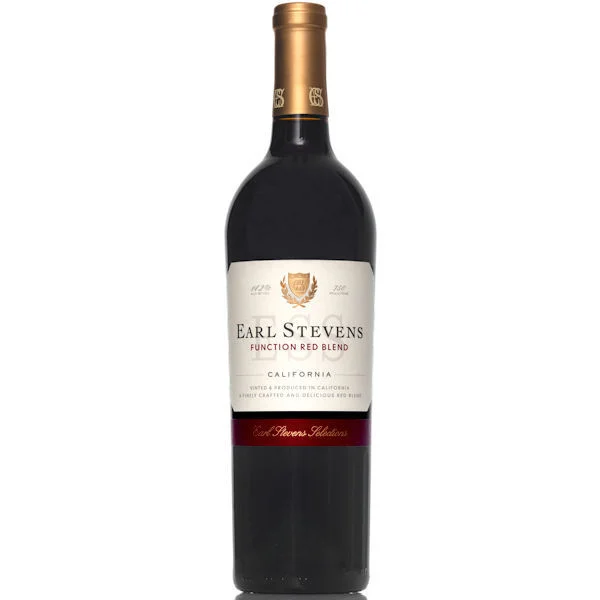 12 Bottle Case Earl Stevens California Function Red Blend E40 w/ Shipping Included