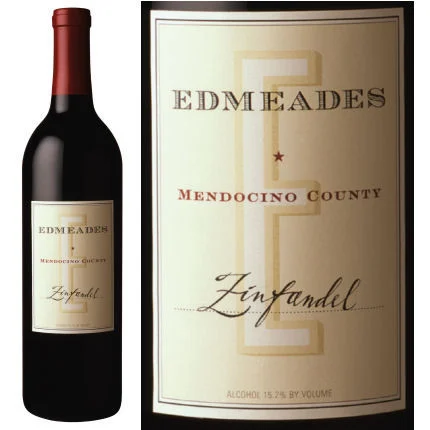 12 Bottle Case Edmeades Mendocino Zinfandel 2022 w/ Shipping Included