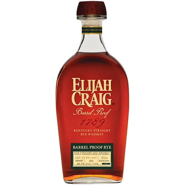 Elijah Craig A126 Barrel Proof Kentucky Straight Rye Whiskey 750ml