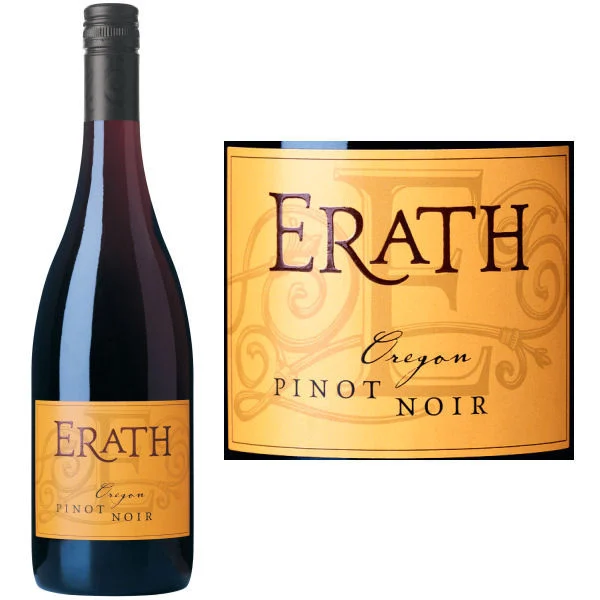 12 Bottle Case Erath Oregon Pinot Noir 2021 w/ Shipping Included