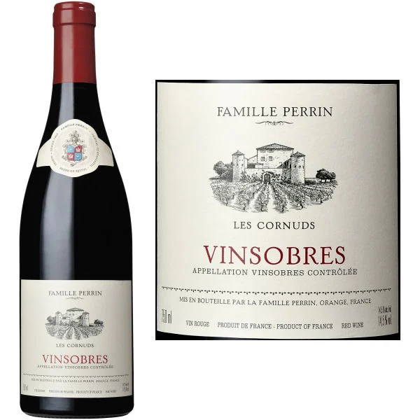 12 Bottle Case Famille Perrin Vinsobres Les Cornuds Rouge 2021 (France) Rated 91JS w/ Shipping Included