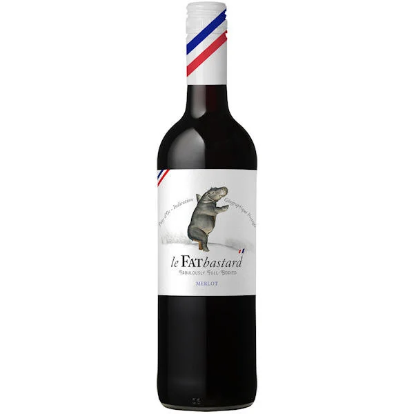 12 Bottle Case Fat Bastard by Thierry & Guy Merlot 2023 w/ Shipping Included