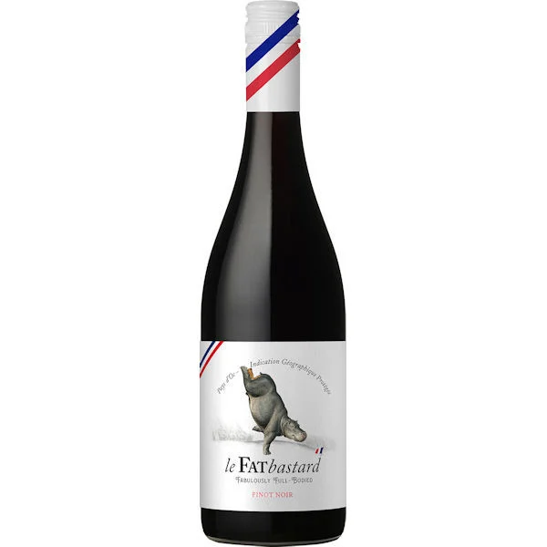 12 Bottle Case Fat Bastard Pays d'Oc Pinot Noir 2023 w/ Shipping Included