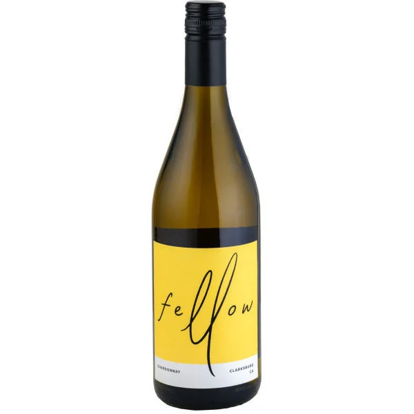 12 Bottle Case Fellow Clarksburg Chardonnay 2021 w/ Shipping Included