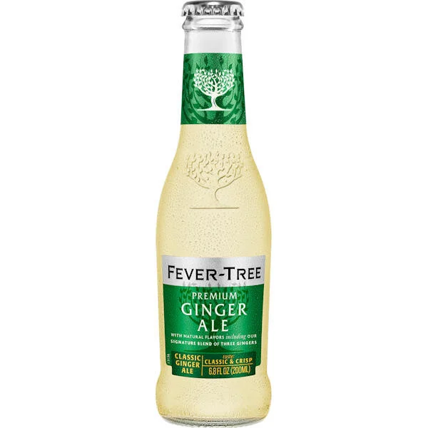 Fever Tree Premium Ginger Ale 6.8oz 4-Pack