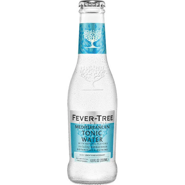 Fever Tree Mediterranean Tonic Water 6.8oz 4-Pack