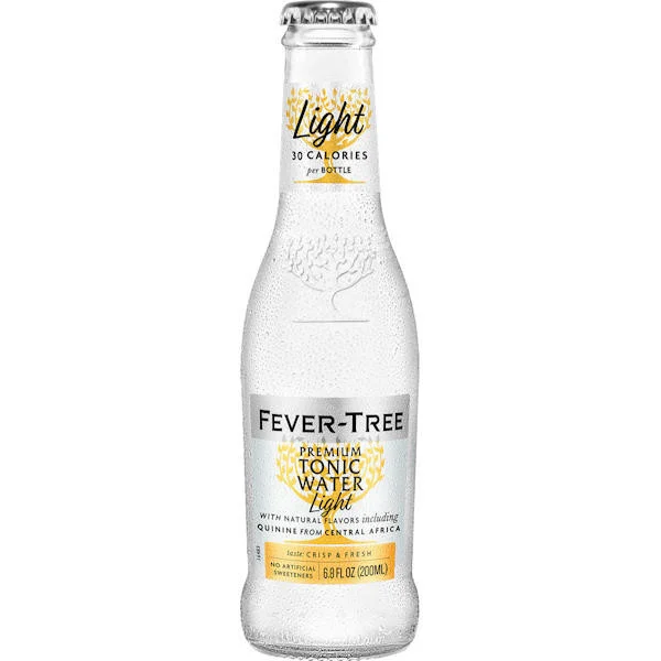 Fever Tree Premium Tonic Water LIGHT 6.8oz 4-Pack