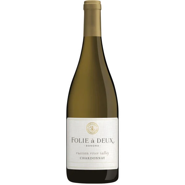 12 Bottle Case Folie a Deux Russian River Chardonnay 2023 w/ Shipping Included