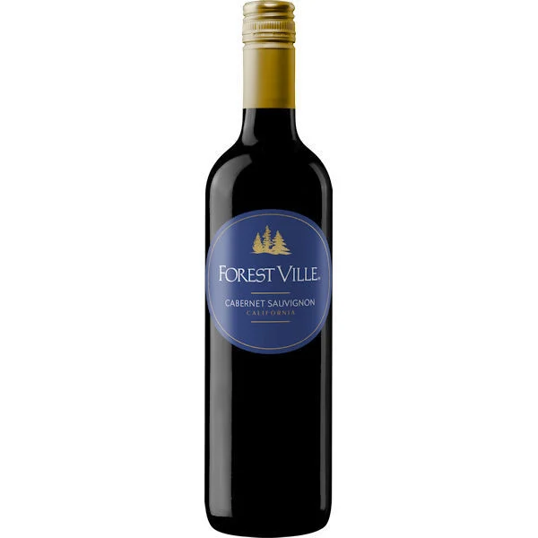 12 Bottle Case ForestVille California Cabernet 2023 w/ Shipping Included