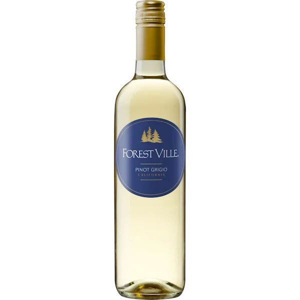 12 Bottle Case ForestVille California Pinot Grigio 2023 w/ Shipping Included