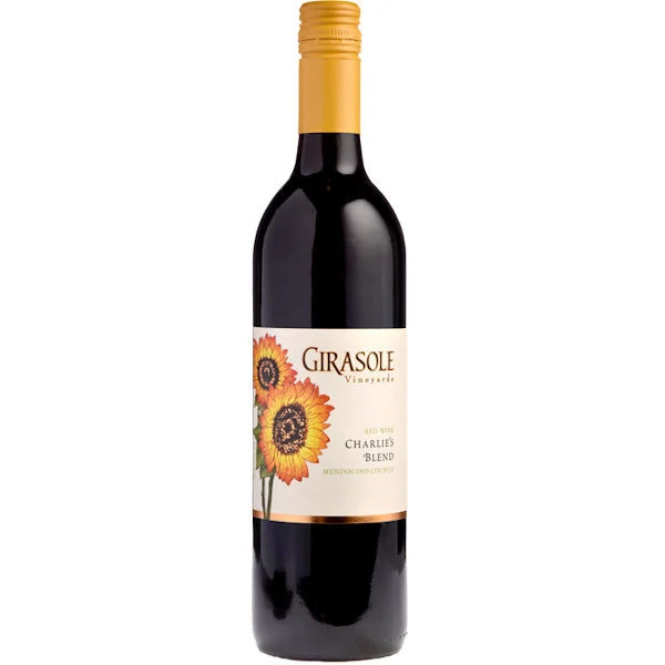 12 Bottle Case Girasole Mendocino Charlie's Blend Red Wine 2022 Rated 92WE BEST BUY w/ Shipping Included