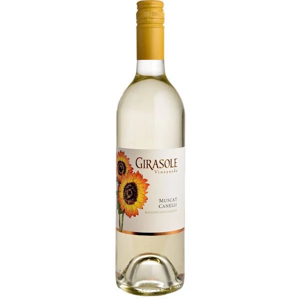 12 Bottle Case Girasole Mendocino Muscat Canelli 2023 w/ Shipping Included
