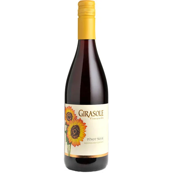 12 Bottle Case Girasole Mendocino Pinot Noir 2024 w/ Shipping Included