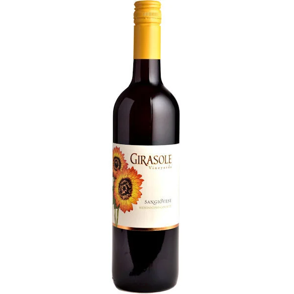 12 Bottle Case Girasole Mendocino Sangiovese 2021 w/ Shipping Included