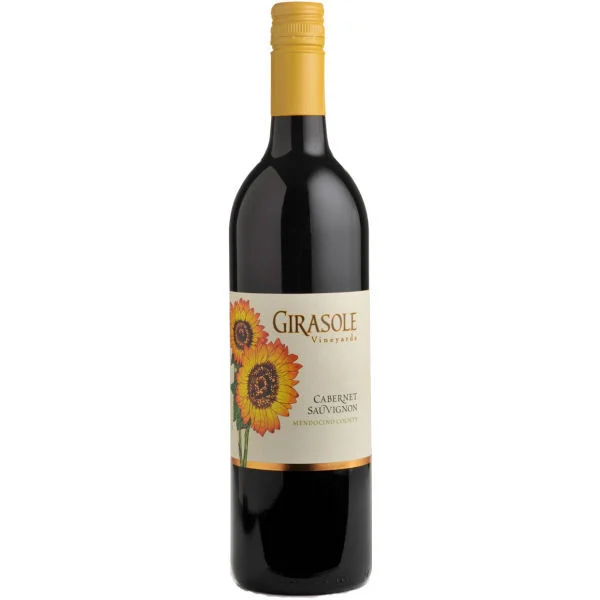 12 Bottle Case Girasole Organic Mendocino Cabernet 2021 w/ Shipping Included