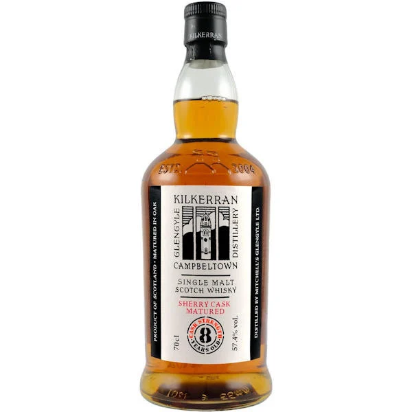 Glengyle Distillery Kilkerran 8 Year Old Sherry Cask Matured Campbeltown Single Malt Scotch 700ml