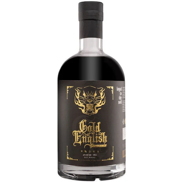 Gold English Black Vodka 750ml