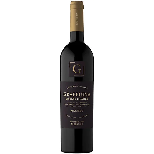 12 Bottle Case Graffigna Glorious Malbec Argentina 2020 w/ Shipping Included