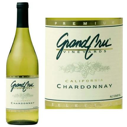 12 Bottle Case Grand Cru California Chardonnay NV w/ Shipping Included