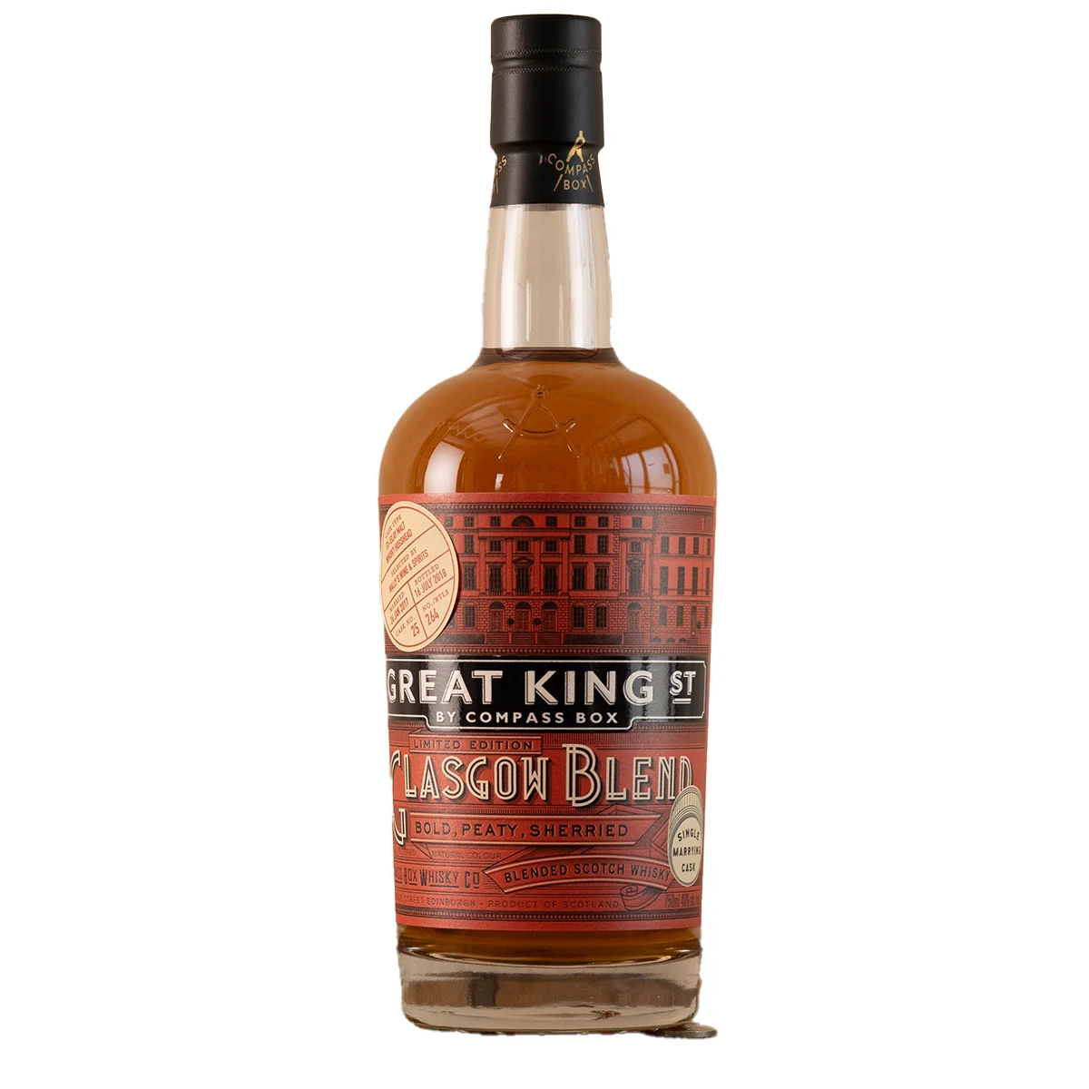 Great King Street Wally's Barrel Glasgow Blended Scotch Whisky 750mL