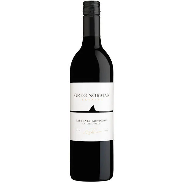 12 Bottle Case Greg Norman Estates Knights Valley Cabernet 2021 Rated 92WE EDITORS CHOICE w/ Shipping Included