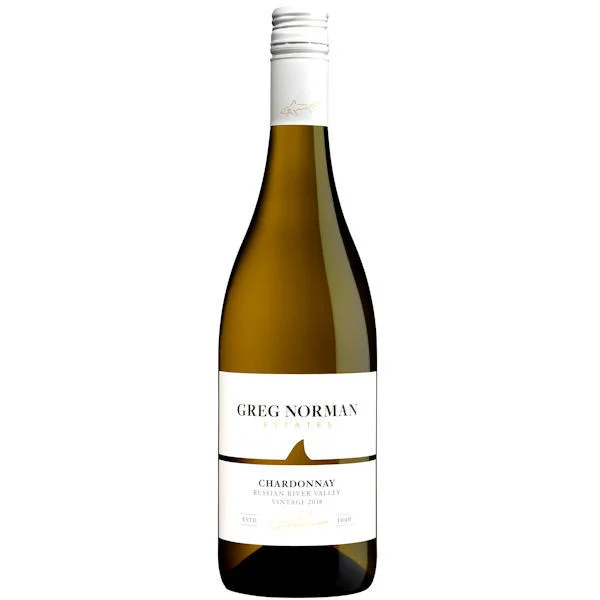 12 Bottle Case Greg Norman Estates Russian River Chardonnay 2021 Rated 89WE BEST BUY w/ Shipping Included