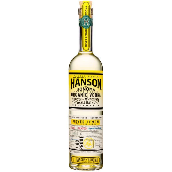 Hanson of Sonoma Meyer Lemon Organic Vodka 750ml