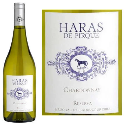 12 Bottle Case Haras de Pirque Reserva Maipo Valley Chardonnay 2018 (Chile) w/ Shipping Included