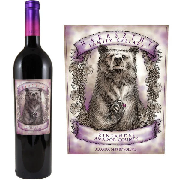 12 Bottle Case Haraszthy Amador County Zinfandel 2018 w/ Shipping Included