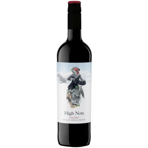 12 Bottle Case High Note Mendoza Malbec 2023 (Argentina) Rated 90JS w/ Shipping Included