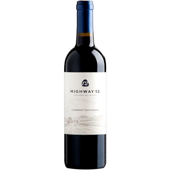 12 Bottle Case Highway 12 California Cabernet 2022 w/ Shipping Included