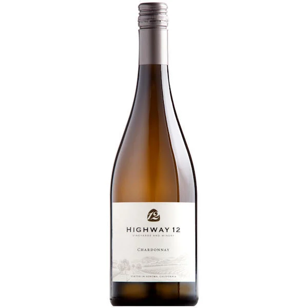 12 Bottle Case Highway 12 California Chardonnay 2023 w/ Shipping Included