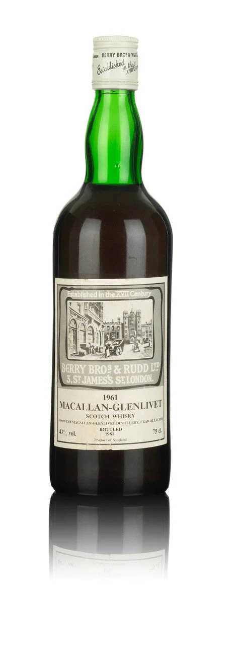 1961 Berry Brothers & Rudd Macallan- Glenlivet 750ml