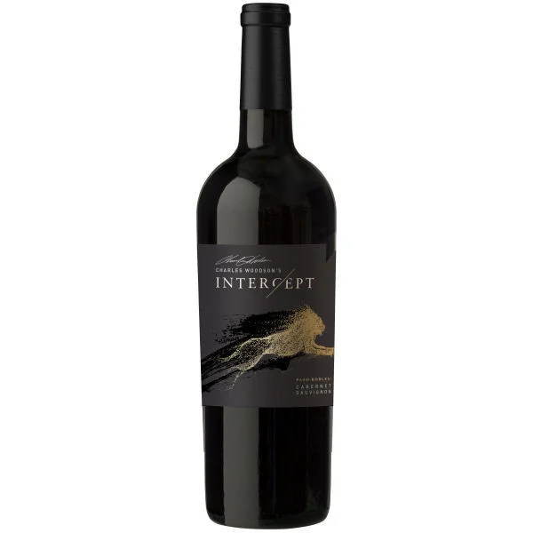 12 Bottle Case Intercept by Charles Woodson Paso Robles Cabernet 2022 w/ Shipping Included