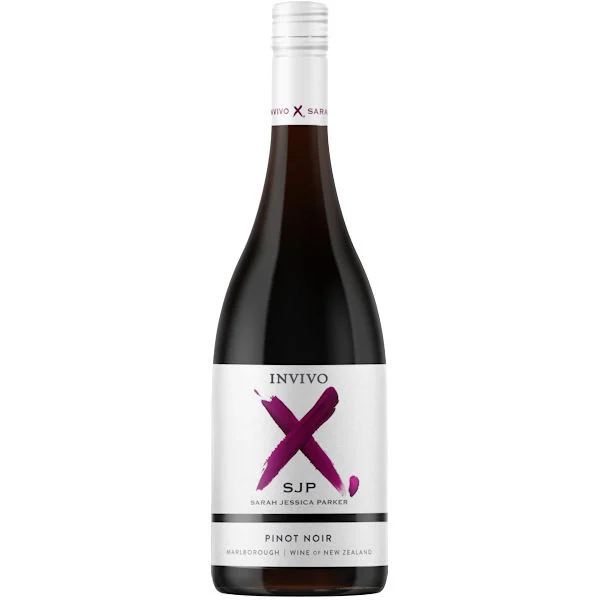 6 Bottle Case Invivo X by Sarah Jessica Parker Marlborough Pinot Noir 2021 (New Zealand) w/ Shipping Included