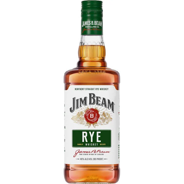 Jim Beam Kentucky Straight Rye Whiskey 750ml