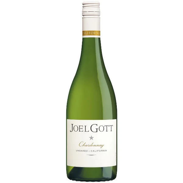 12 Bottle Case Joel Gott Unoaked California Chardonnay 2024 w/ Shipping Included