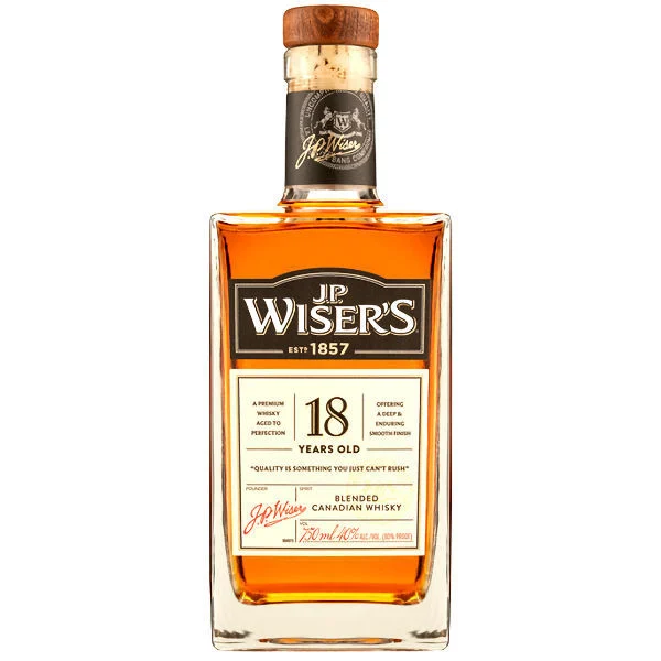 J.P. Wiser's 18 Years Old Blended Canadian Whisky 750ml