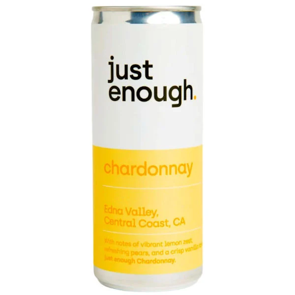Just Enough Central Coast Chardonnay 250ml Can