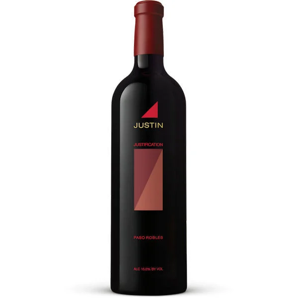 Justin Justification Paso Robles Red Blend 2021 Rated 92WA