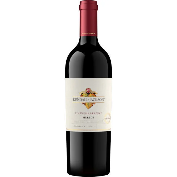 12 Bottle Case Kendall Jackson Vintner's Reserve Sonoma Merlot 2022 w/ Shipping Included