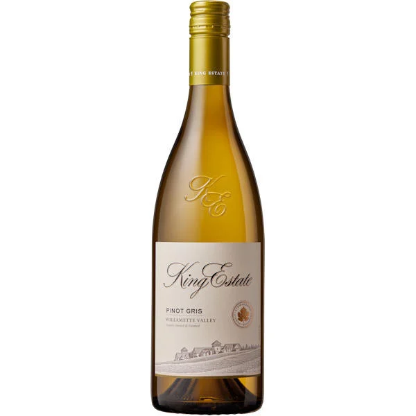 12 Bottle Case King Estate Willamette Pinot Gris Oregon 2023 Rated 90WE BEST BUY w/ Shipping Included