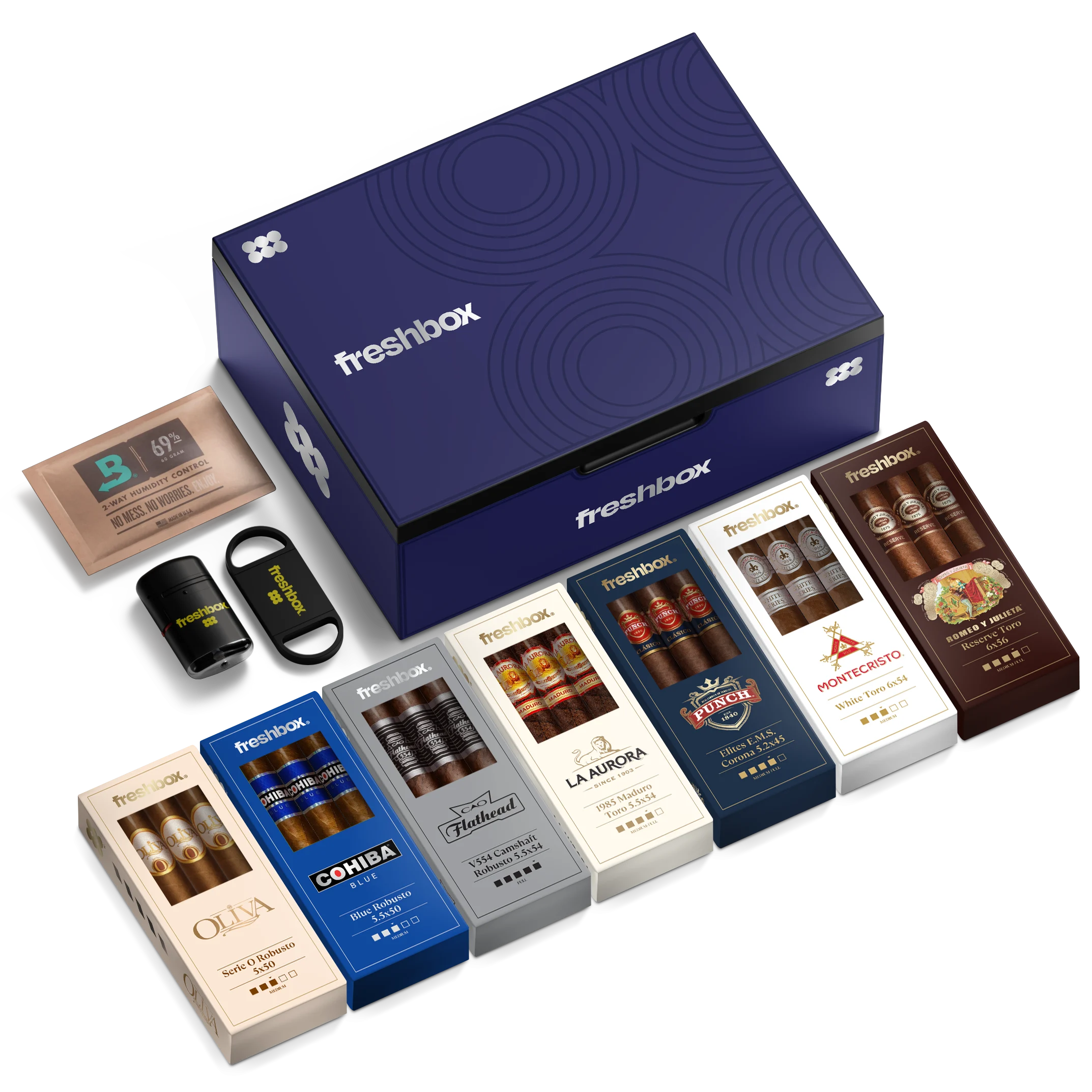 FreshBox Perfect For Dads Cigar Starter Kit
