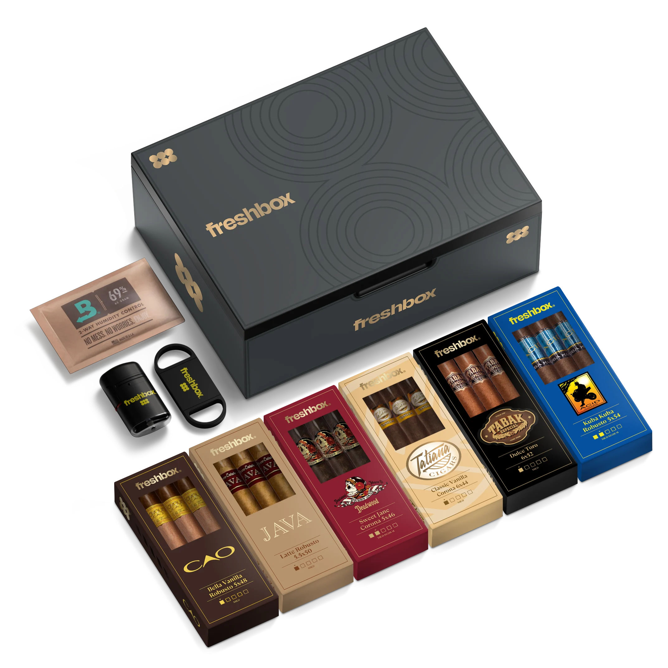 FreshBox Sweet & Aromatic Cigar Starter Kit