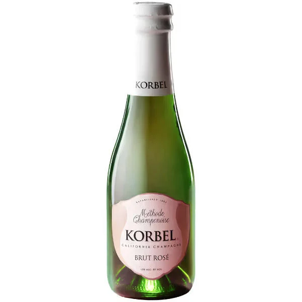 Korbel California Brut Rose Champagne NV 4-Pack 187ml