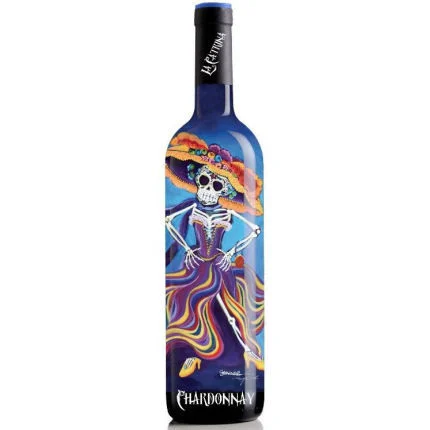 12 Bottle Case La Catrina Day of the Dead Mother of the Bride California Chardonnay NV w/ Shipping Included