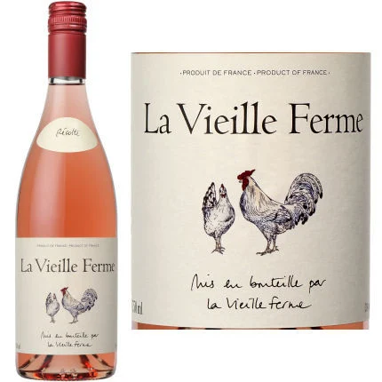 12 Bottle Case La Vieille Ferme Cotes du Ventoux Rose 2024 w/ Shipping Included