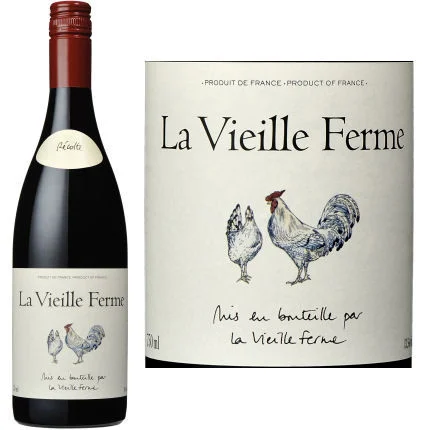 12 Bottle Case La Vieille Ferme Cotes du Ventoux Rouge 2023 w/ Shipping Included