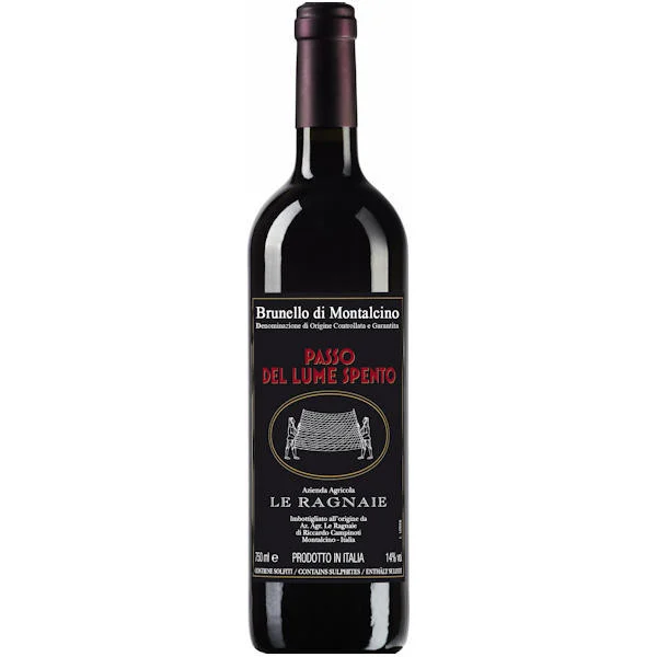 Le Ragnaie Brunello di Montalcino Passo del Lume Spento 2018 Rated 96WA