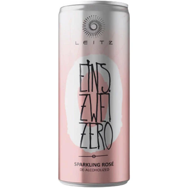 Leitz Eins Zwei Zero Alcohol Free German Sparkling Rose NV 250ml Single Can